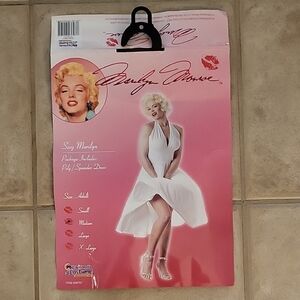 California Costumes White Marilyn Monroe Dress